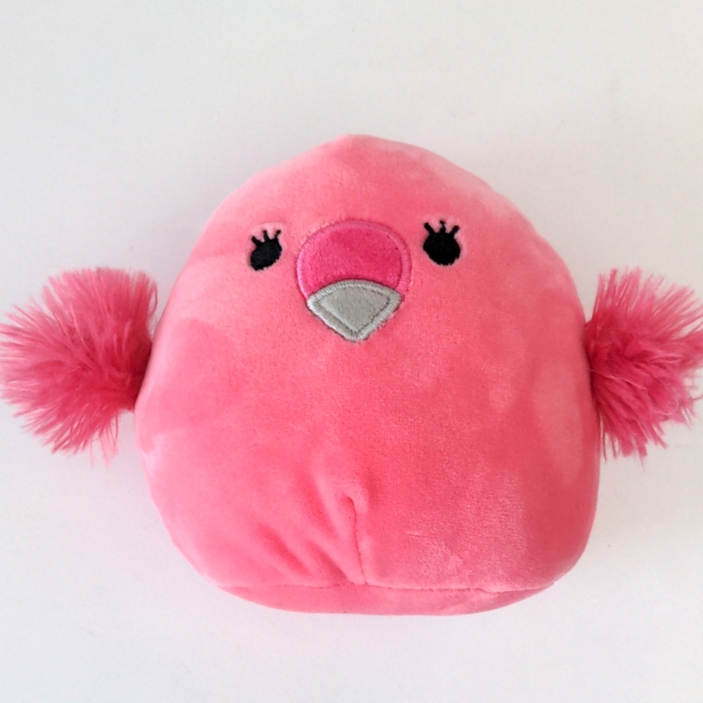 Squishmallow Cookie The Flamingo 5" Mini Plush 2018 Kellytoy Flamingo